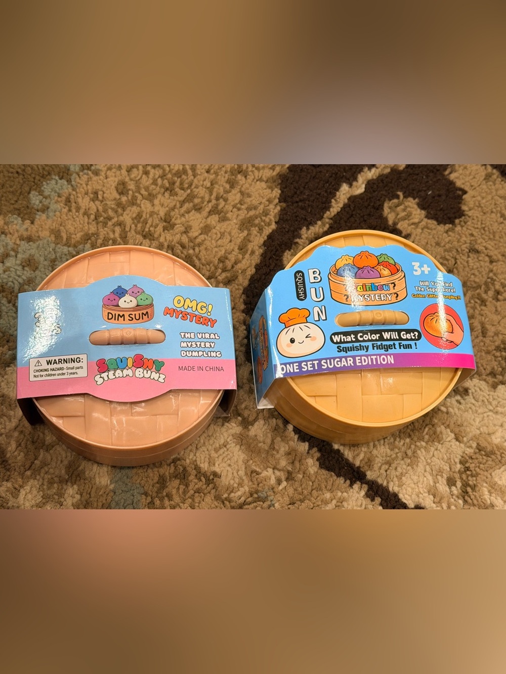 Mystery Squishy Dumpling Toys – Set of 2